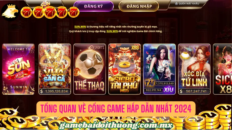 Tổng quan về cổng game hấp dẫn nhất 2024