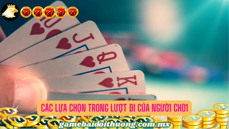 Các lựa chọn trong lượt đi của người chơi