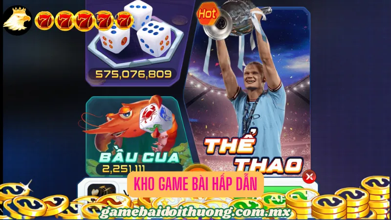 Kho game bài hấp dẫn