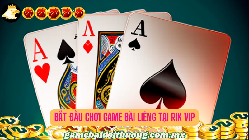 Bắt Đầu Chơi Game bài Liêng tại Rik Vip