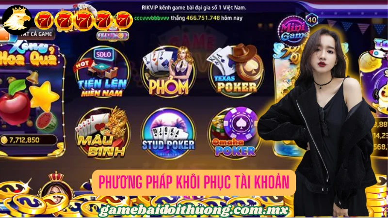 Phương pháp khôi phục tài khoản