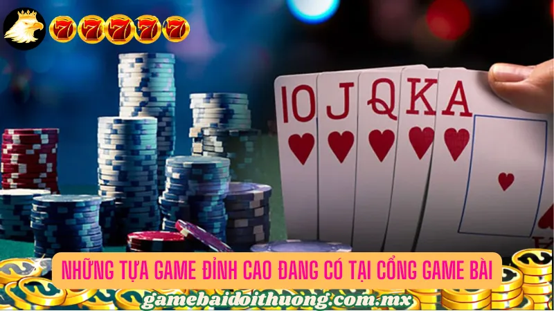 Kho game bài phong phú thu hút người chơi tại cổng game bài