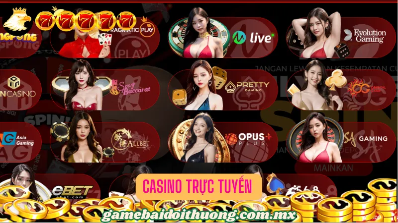 Không gian casino trực tuyến tại cổng game bài hàng đầu Big777