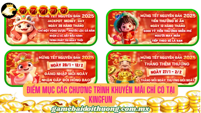 Danh sách các chương trình khuyến mãi cực hot tại KINGFUN