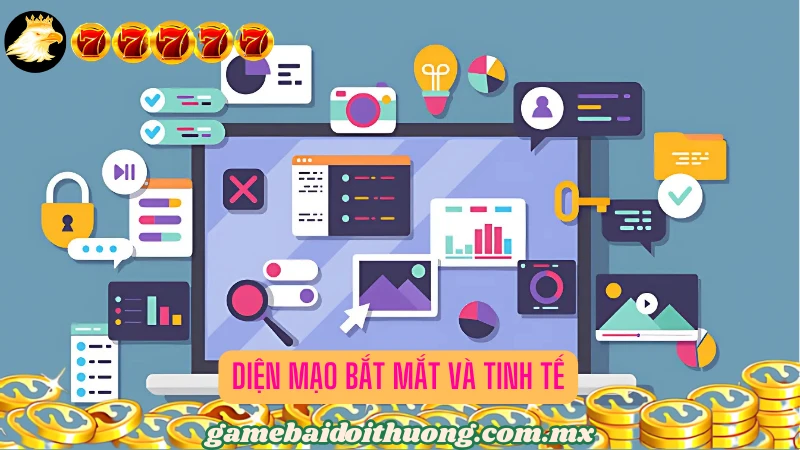 Diện mạo của thương hiệu bắt mắt và sang trọng 