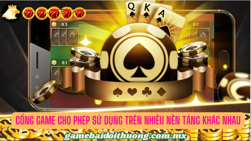 Tích hợp nhiều hình thức đăng nhập tại cổng game bài