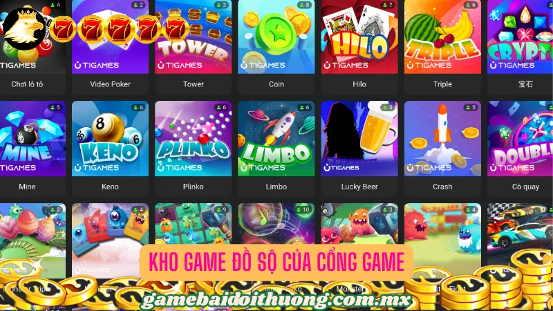 Kho game cực khủng tại cổng game bài