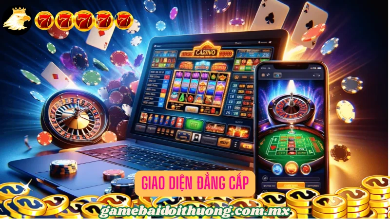 Cổng game sở hữu giao diện sắc nét, độc đáo 