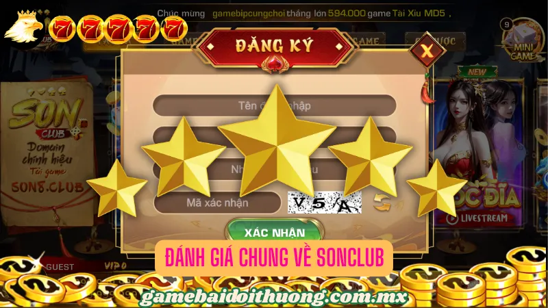 Thông tin chú ý về cổng game bài tiềm năng SONCLUB