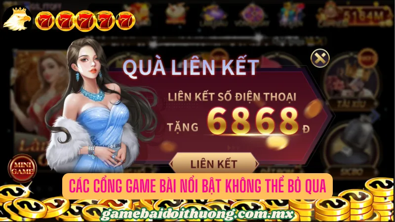 Các cổng game bài nổi bật không thể bỏ qua