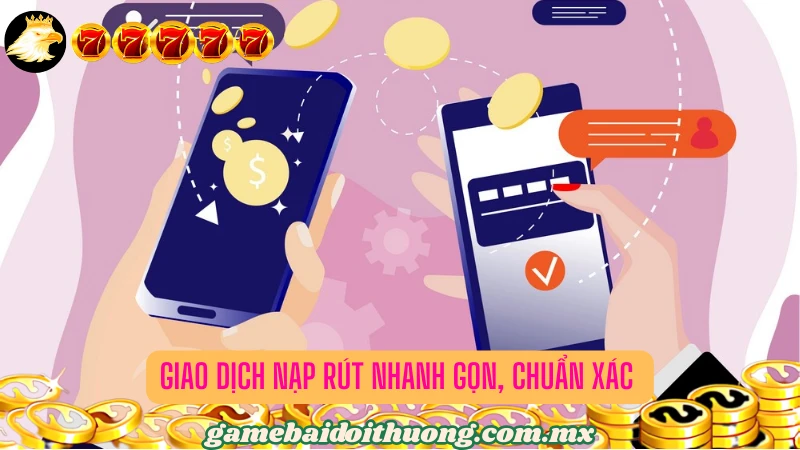 Nạp rút XUVIP an toàn, nhanh chóng trong vài phút 