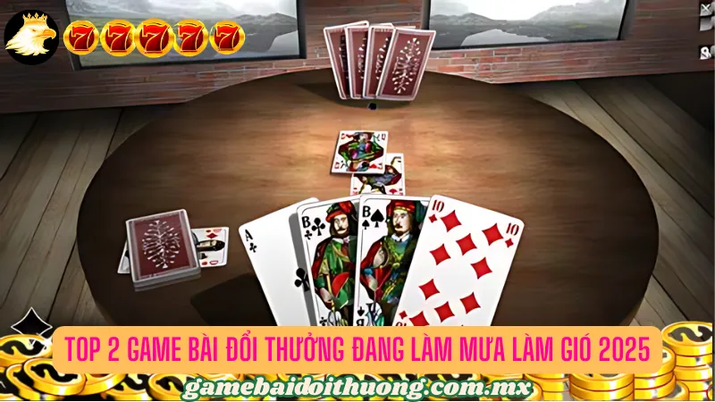 Top 2 game đánh bài đang phổ biến nhất 2025