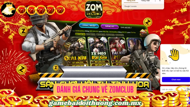 Thông tin chú ý về cổng game bài tiềm năng ZOMCLUB